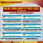 Online Enrollment for 2nd Semester, SY 2022-2023