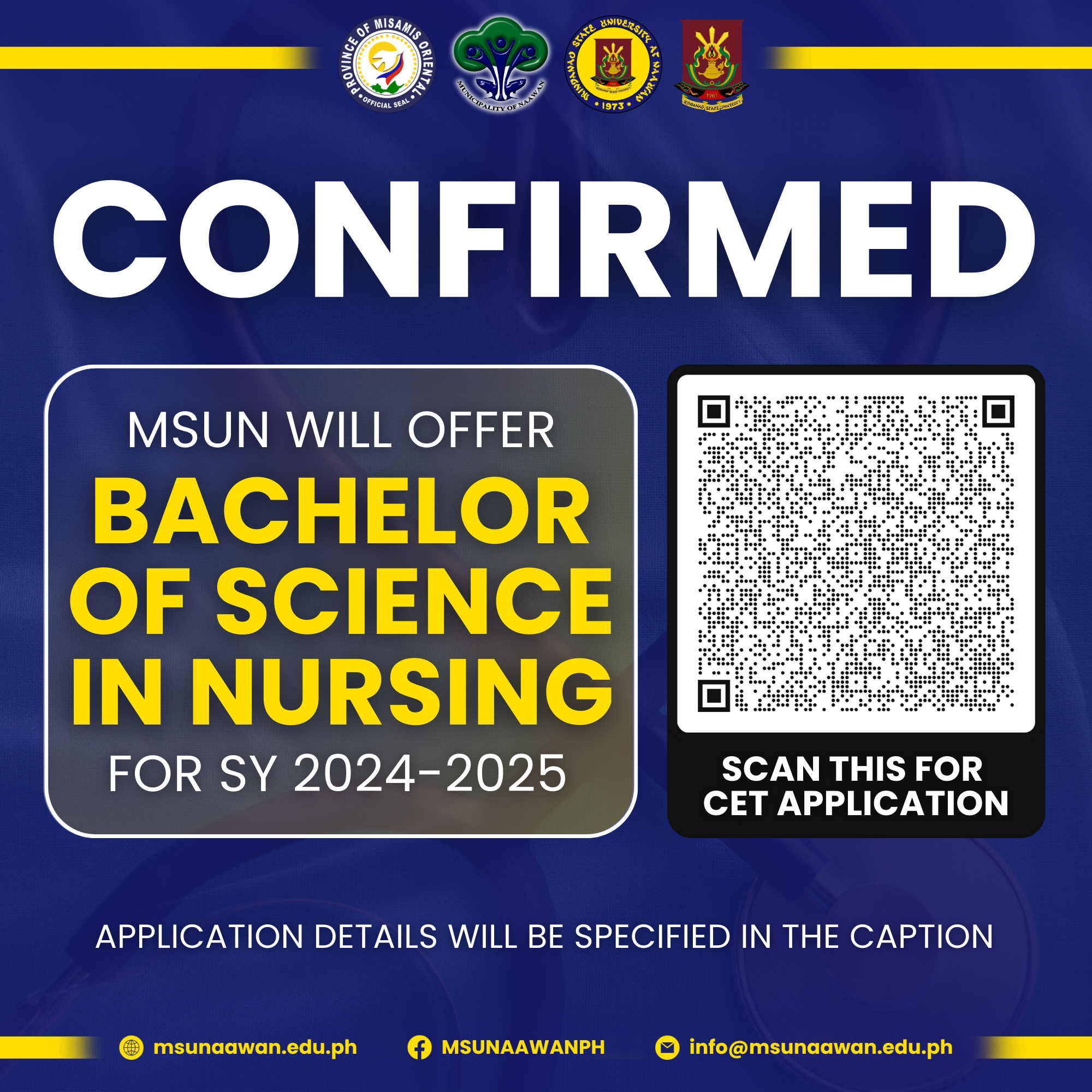 𝐂𝐎𝐍𝐅𝐈𝐑𝐌𝐄𝐃: 𝗕𝗔𝗖𝗛𝗘𝗟𝗢𝗥 𝗢𝗙 𝗦𝗖𝗜𝗘𝗡𝗖𝗘 𝗜𝗡 𝗡𝗨𝗥𝗦𝗜𝗡𝗚 𝗜𝗡 𝗠𝗦𝗨𝗡 𝗦𝗧𝗔𝗥𝗧𝗜𝗡𝗚 𝗦𝗬 𝟮𝟬𝟮𝟰-𝟮𝟬𝟮𝟱
