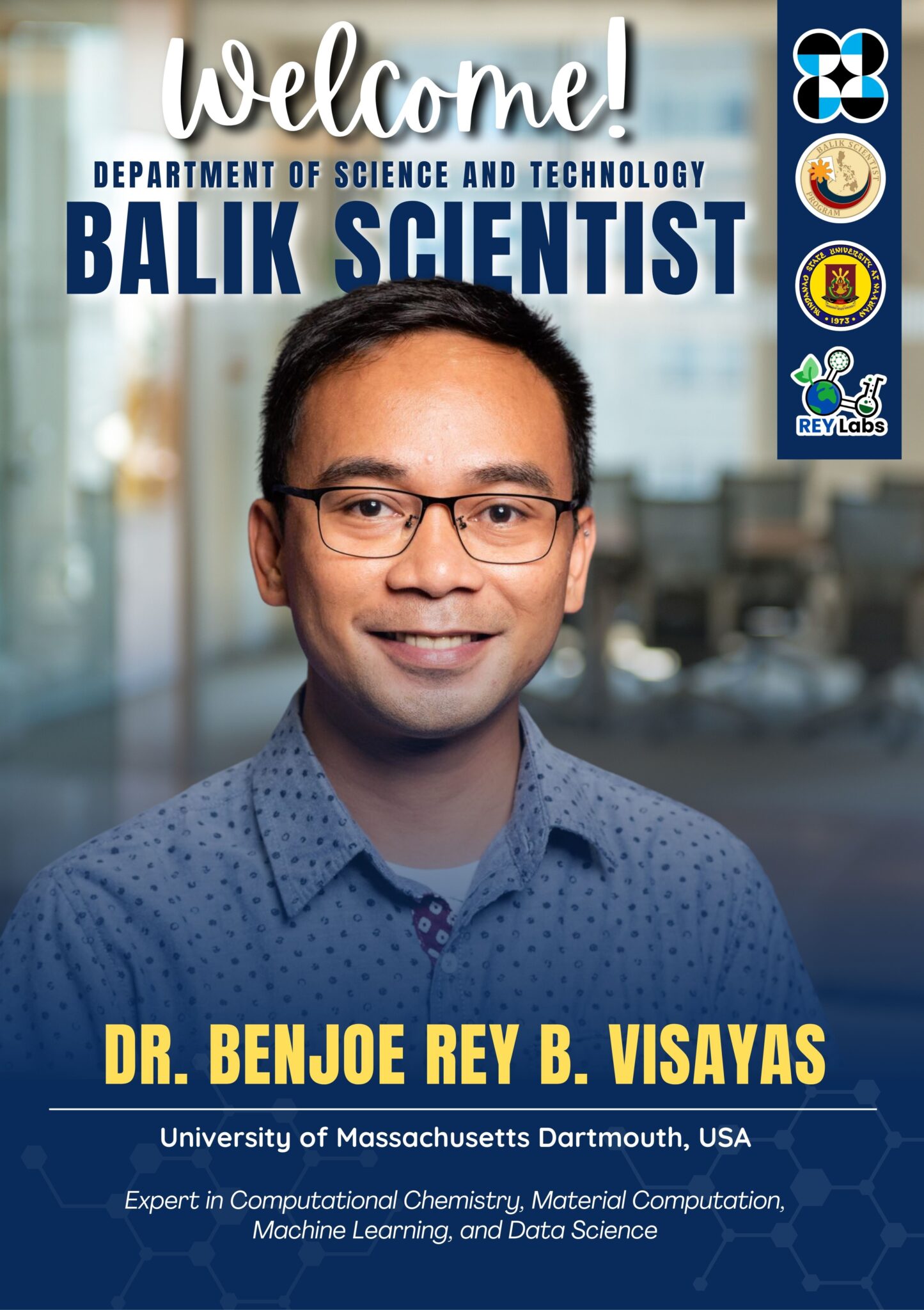Welcoming Dr. Benjoe Rey B. Visayas to Mindanao State University at Naawan