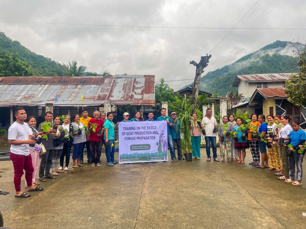 Tagbalogoats Training for Sustainable Goat Production and Forage Propagation