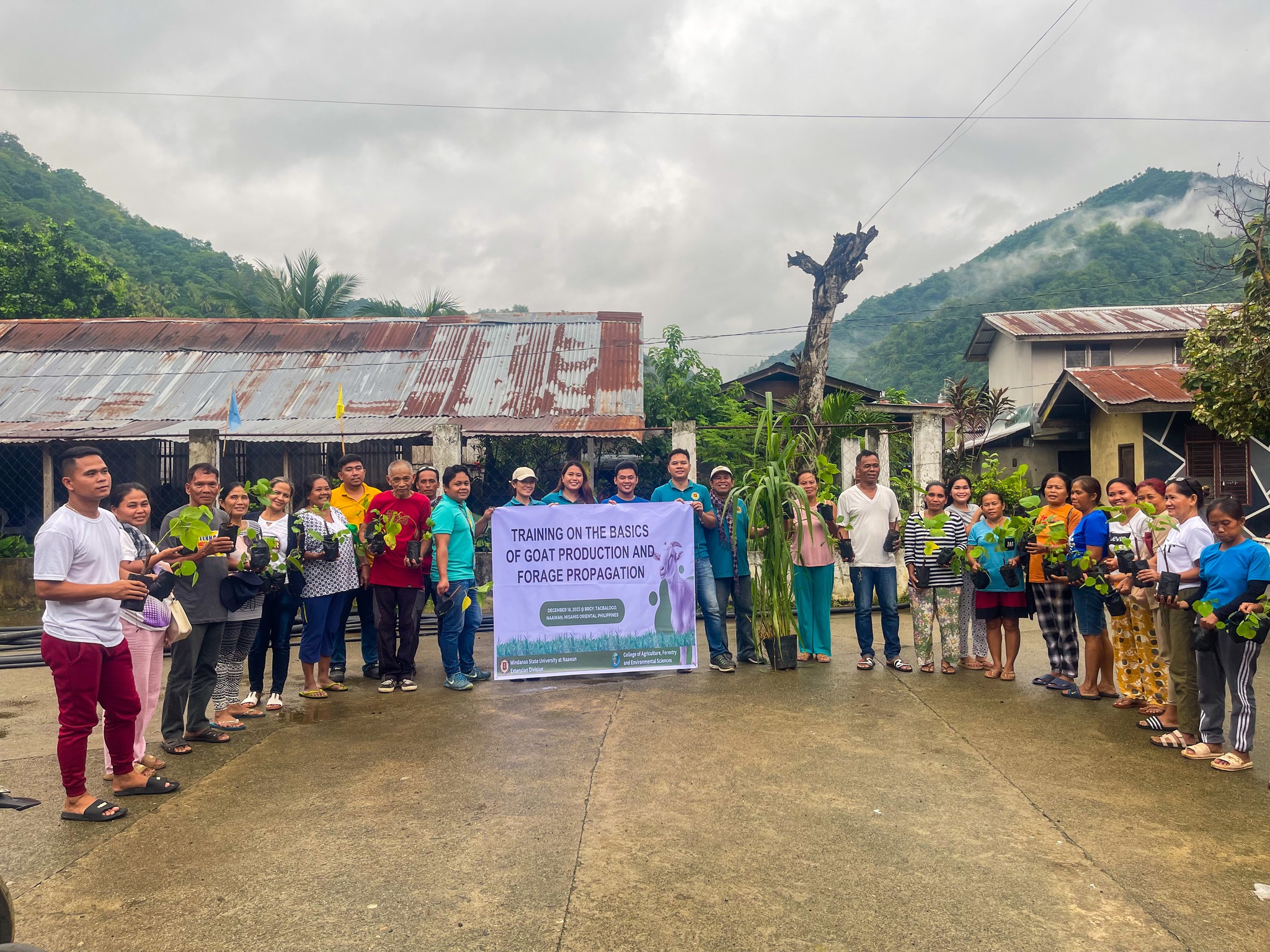 Tagbalogoats Training for Sustainable Goat Production and Forage Propagation