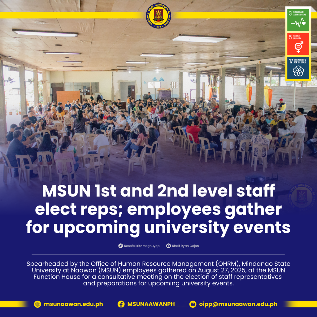 MSUN 1st and 2nd level staff elect reps; employees gather for upcoming university events