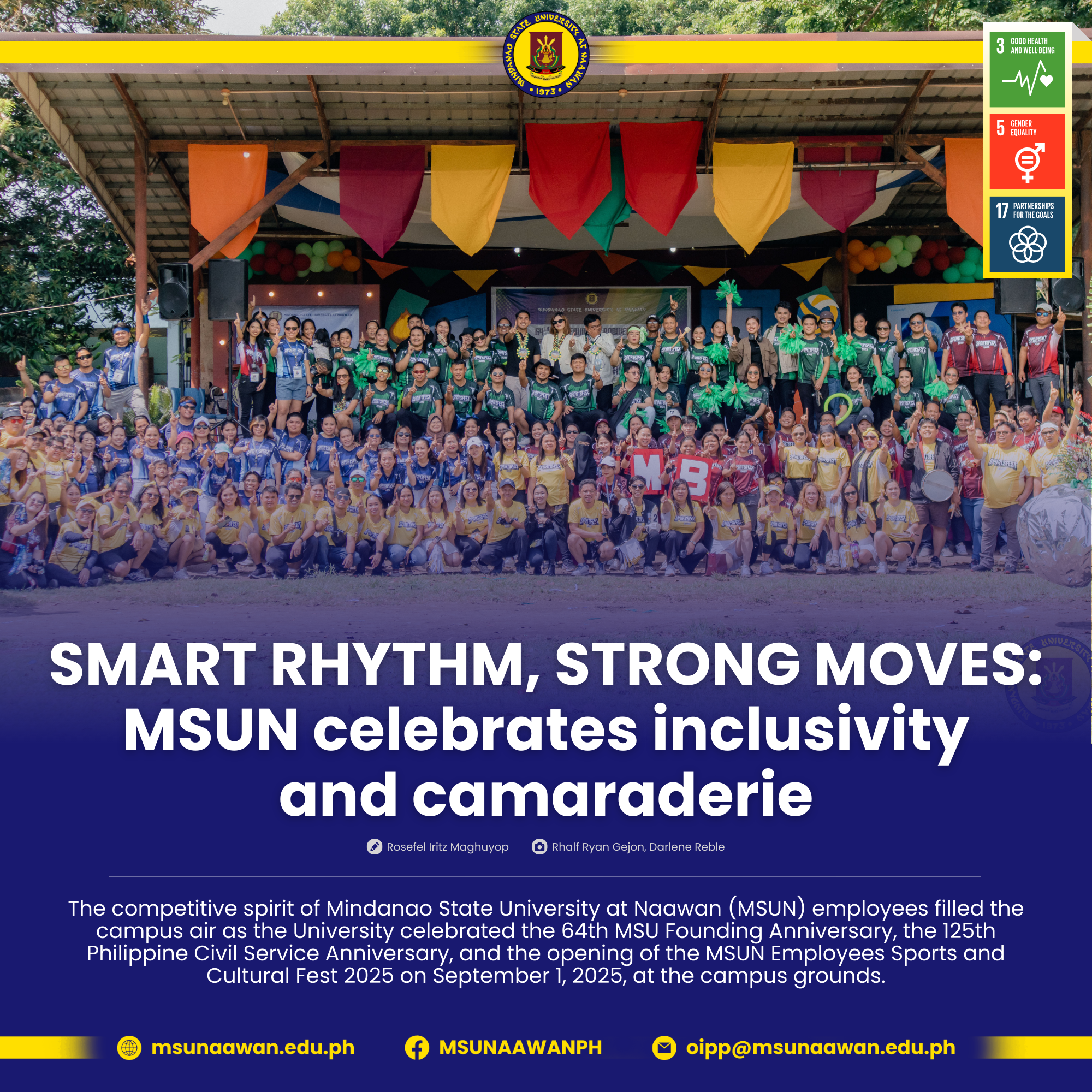 SMART RHYTHM, STRONG MOVES: MSUN celebrates inclusivity and camaraderie