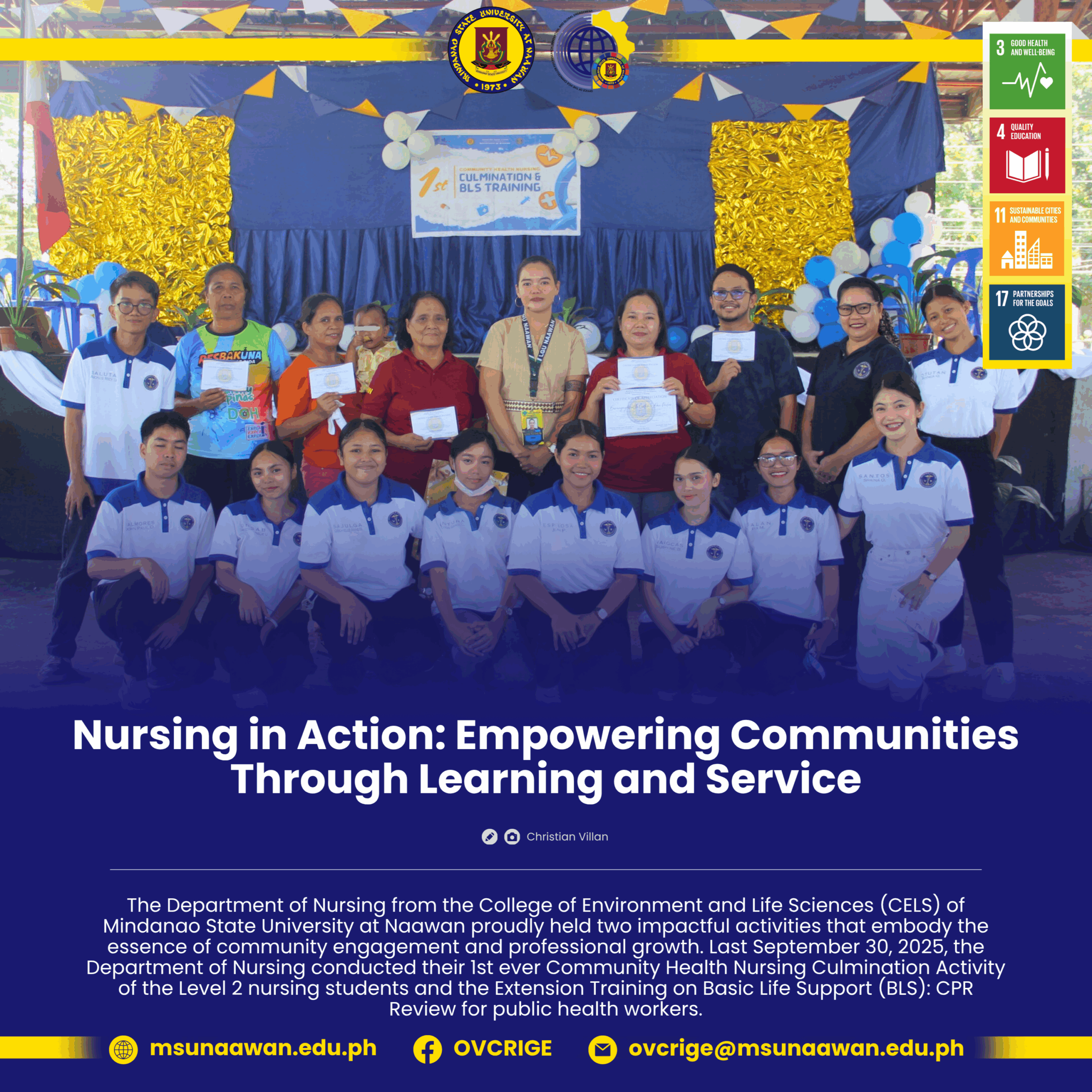 Nursing in Action: Empowering Communities Through Learning and Service