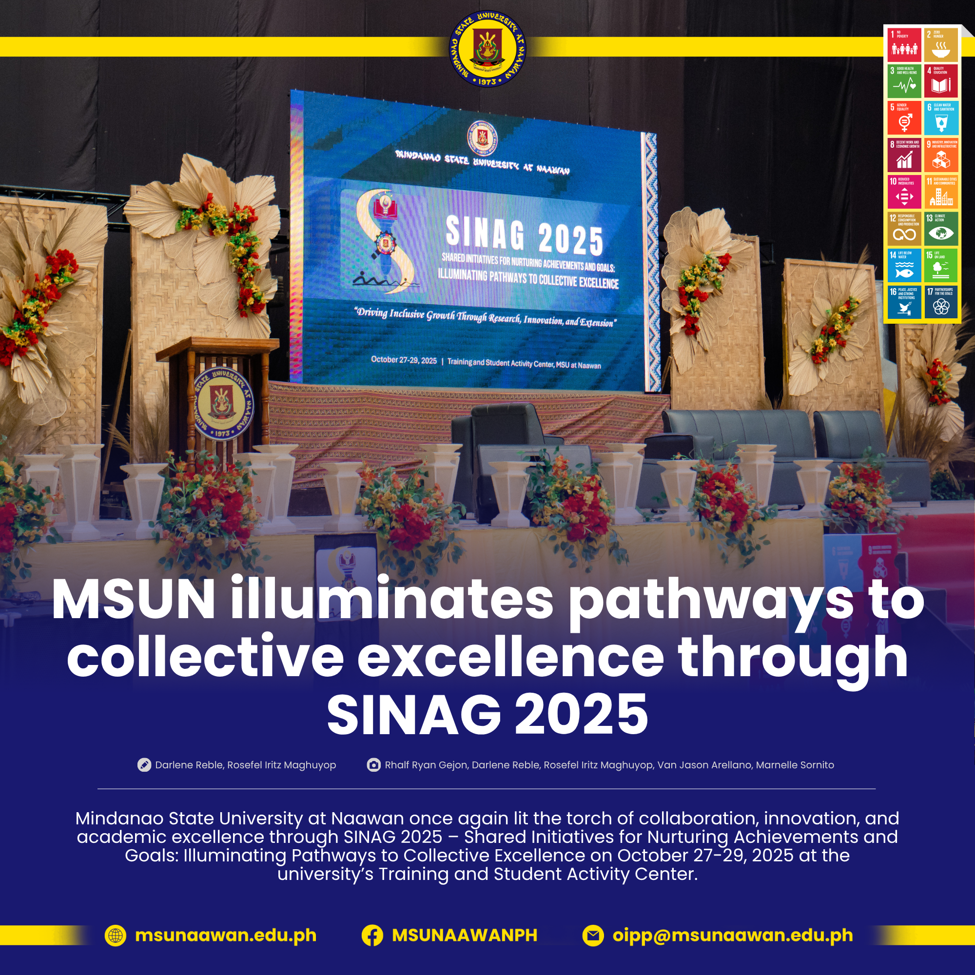 MSUN illuminates pathways to collective excellence through SINAG 2025