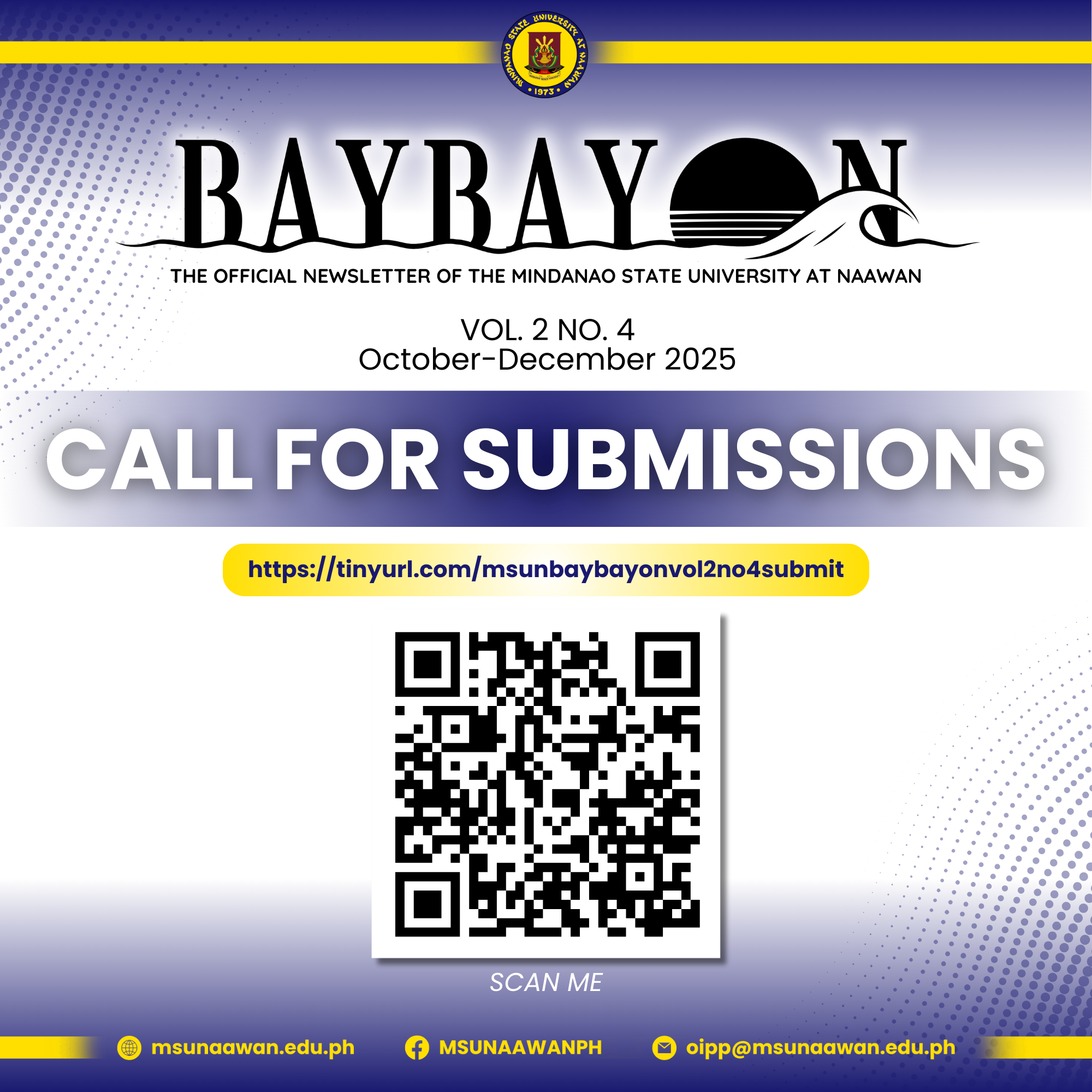 CALL FOR SUBMISSIONS | Baybayon Newsletter