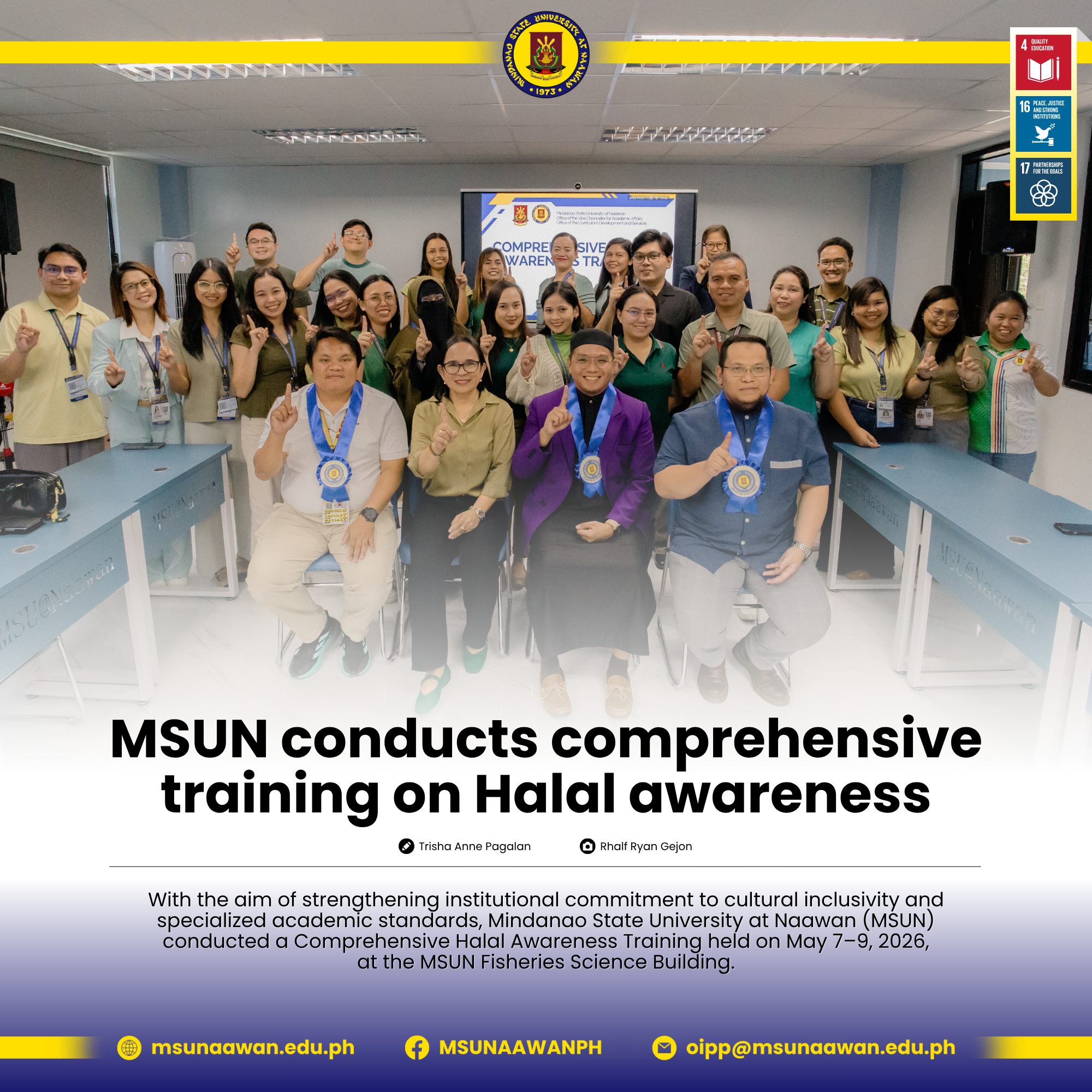 MSUN conducts comprehensive training on Halal awareness