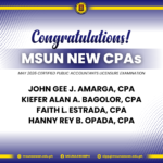 Congratulations, MSUN new CPAs!